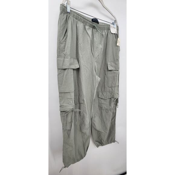 New NWT Aeropostale Parachute Cargo Pants Light Green Size XL - Picture 8 of 13